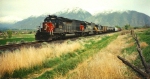 Southern Pacific's Salt Lake City-Grand Junction,Colorado Manifest,Spanish Fork,Utah April 30,1994.